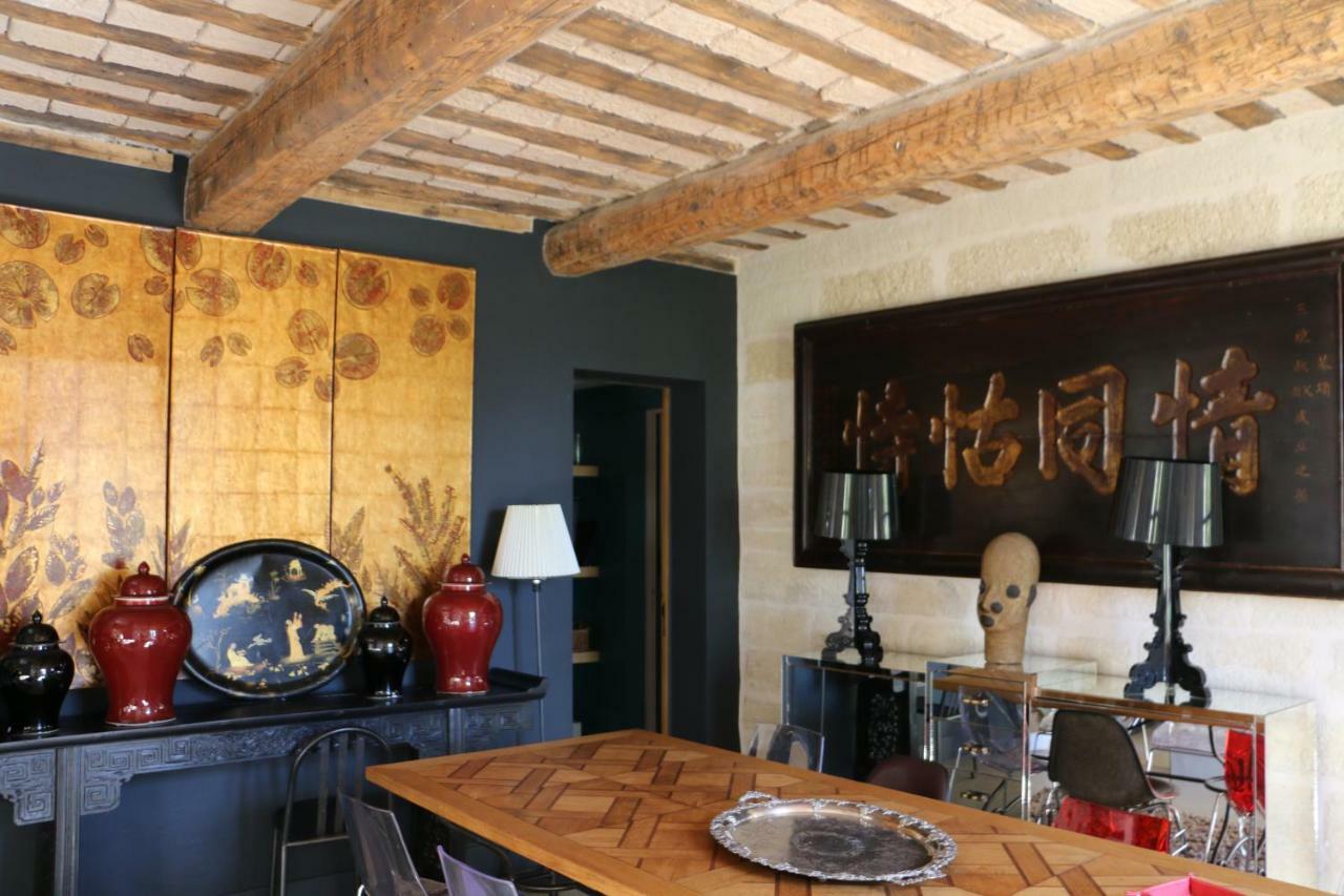 Mas D Orient Villa Uzes Bagian luar foto